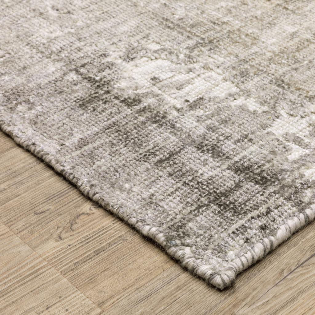 Oriental Weavers Solstice SLS01 Grey Rectangle Indoor Area Rug Abstract Pattern-