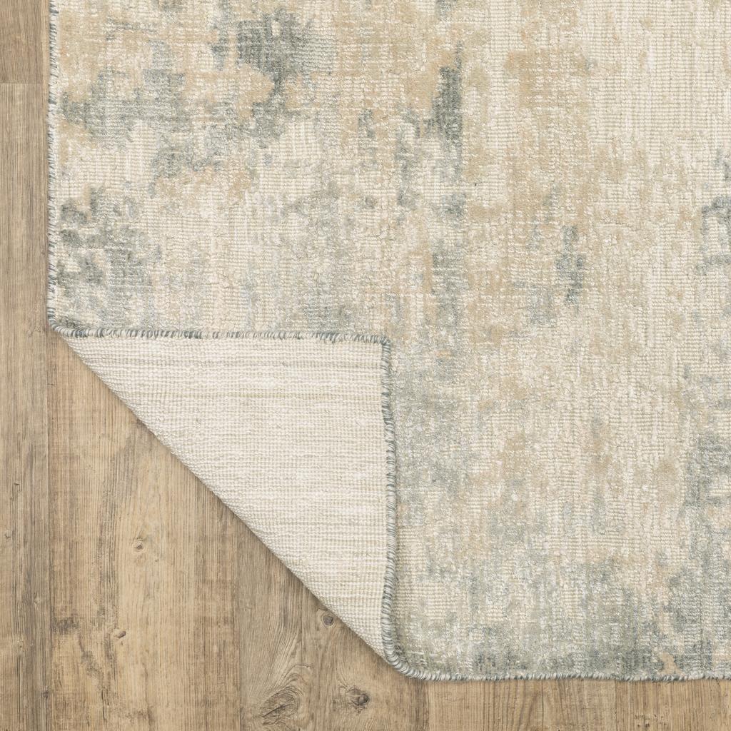 Oriental Weavers Solstice SLS03 Blue Rectangle Indoor Area Rug Abstract Pattern-