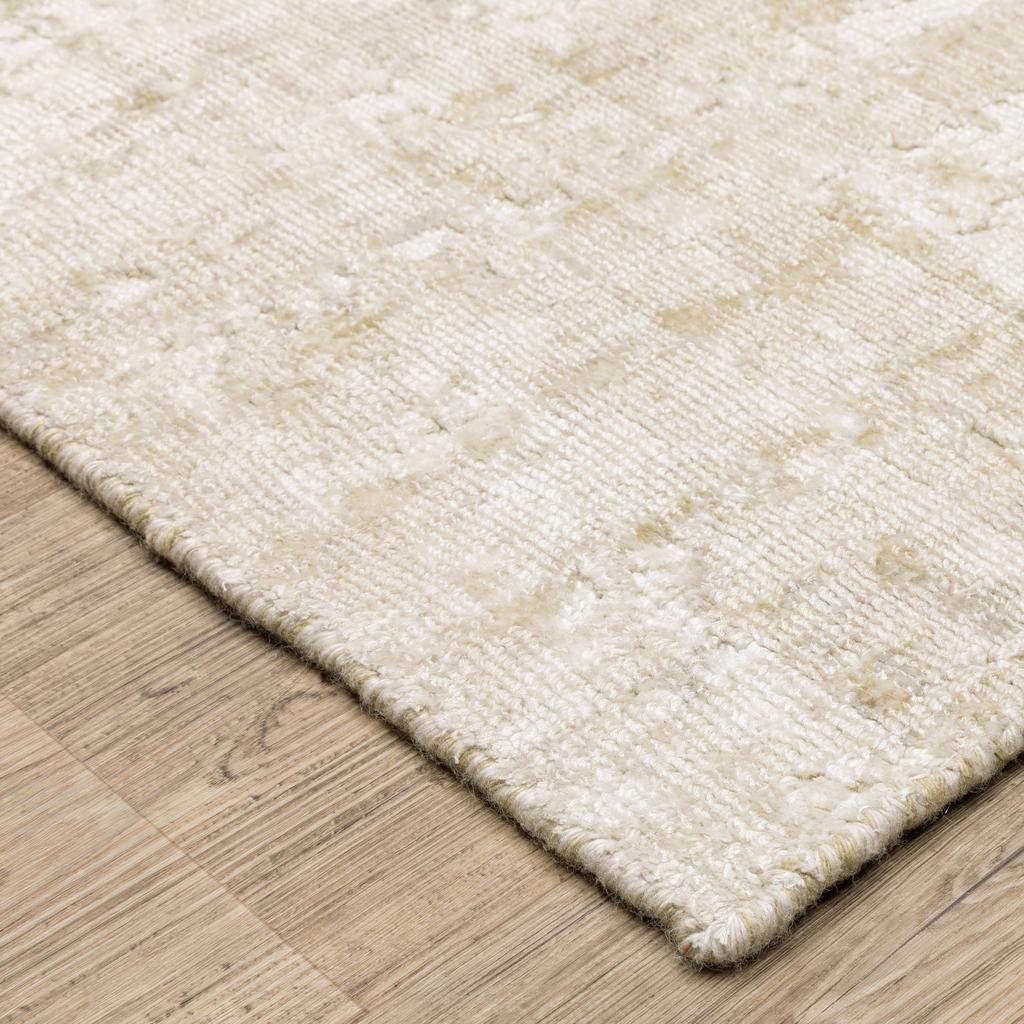 Oriental Weavers Solstice SLS04 Ivory Rectangle Indoor Area Rug Abstract Pattern-