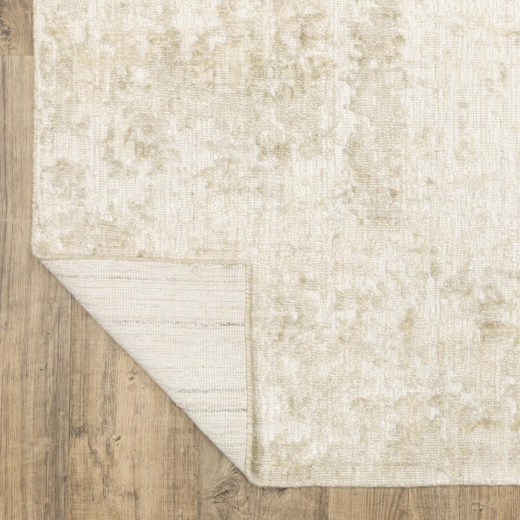 Oriental Weavers Solstice SLS04 Ivory Rectangle Indoor Area Rug Abstract Pattern-