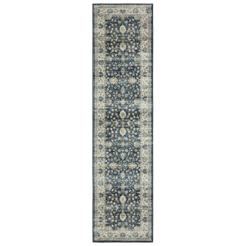 Oriental Weavers Sumter SUM02 Multicolor Rectangle Indoor Runner - Easy Care &amp; Stain Resistant Low Pile Rug with Oriental Design