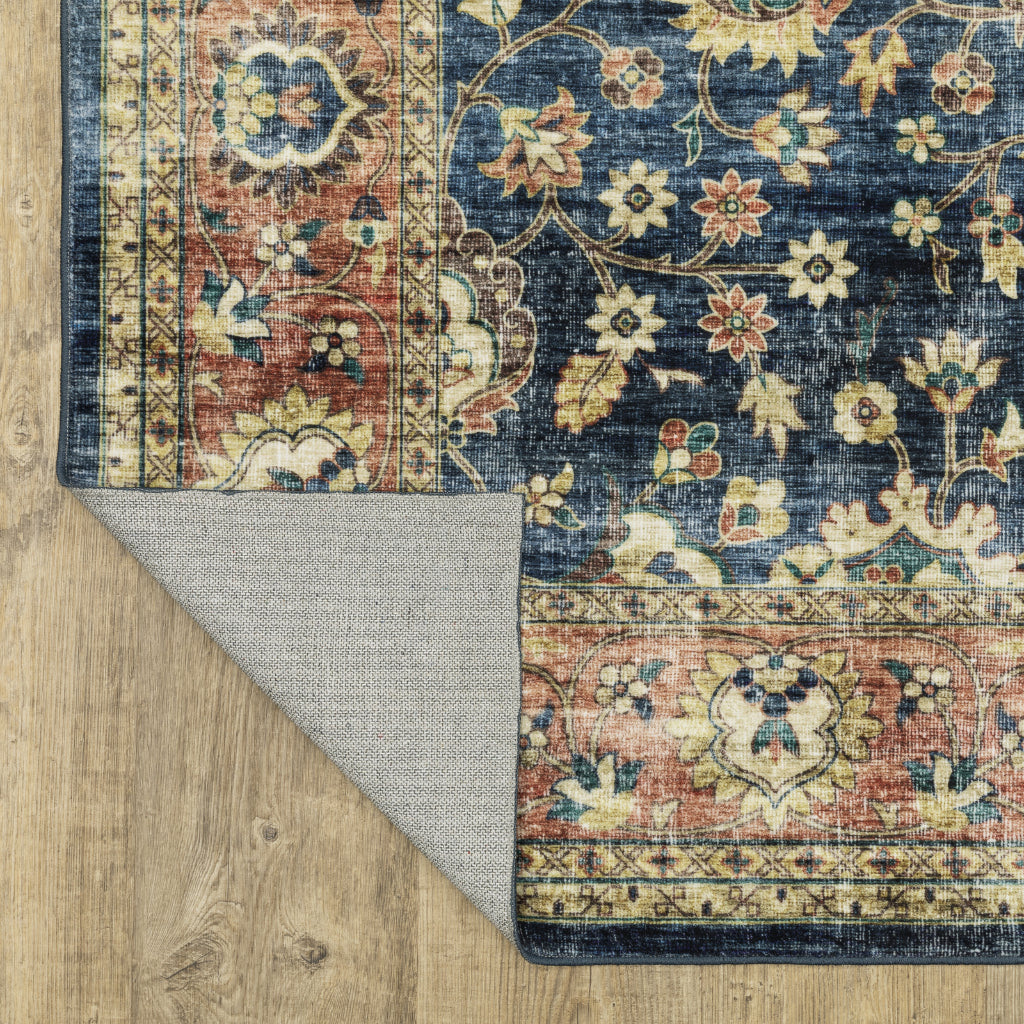 Oriental Weavers Sumter SUM04 Multicolor Rectangle Indoor Runner - Easy Care &amp; Stain Resistant Low Pile Rug with Oriental Design