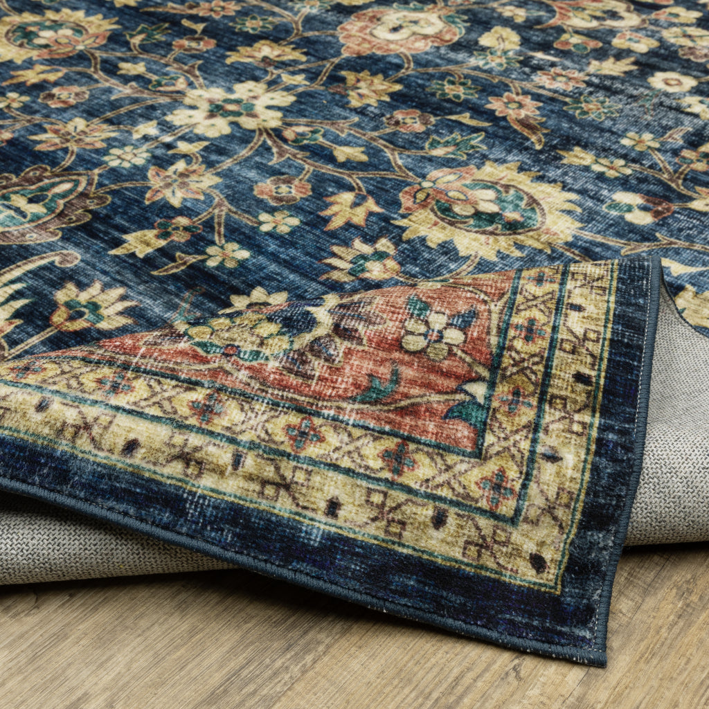 Oriental Weavers Sumter SUM04 Multicolor Rectangle Indoor Runner - Easy Care &amp; Stain Resistant Low Pile Rug with Oriental Design