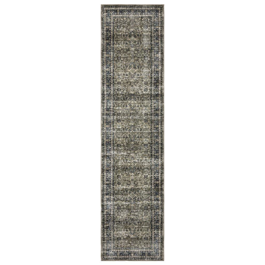 Oriental Weavers Sumter SUM06 Multicolor Rectangle Indoor Runner - Easy Care &amp; Stain Resistant Low Pile Rug with Oriental Design