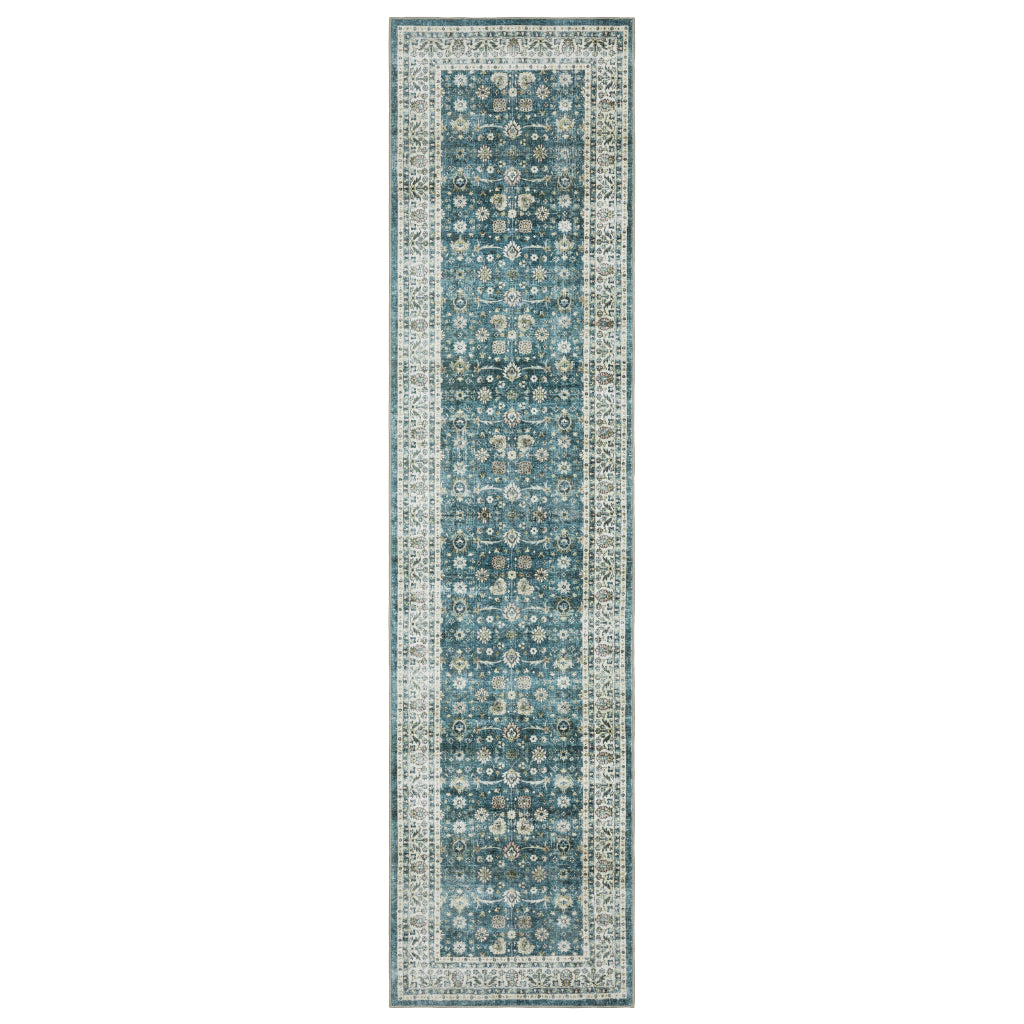 Oriental Weavers Sumter SUM08 Multicolor Rectangle Indoor Runner - Easy Care & Stain Resistant Low Pile Rug with Oriental Design-