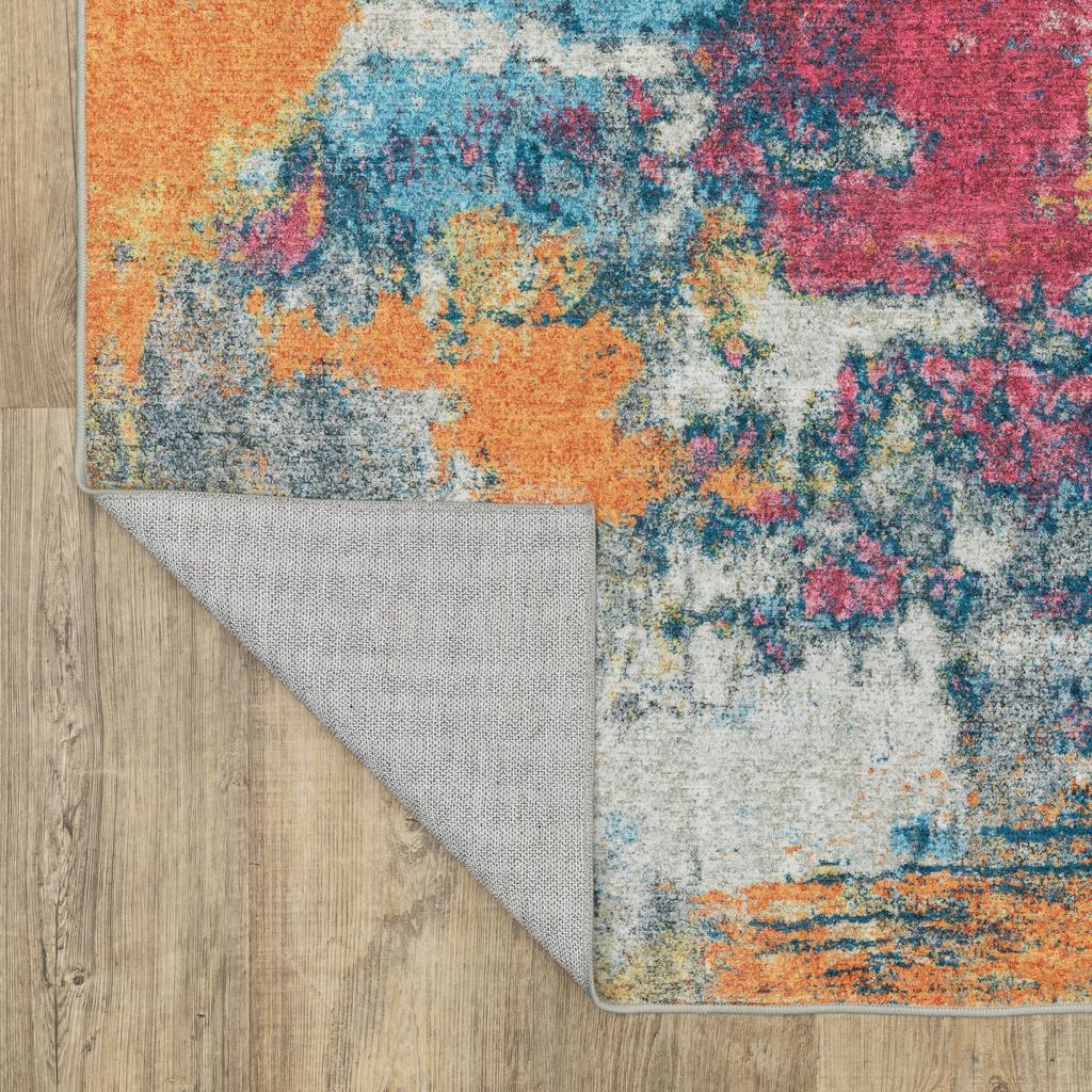 Oriental Weavers Sumter SUM11 Multi-colored Rectangle Indoor Area Rug Abstract Pattern-