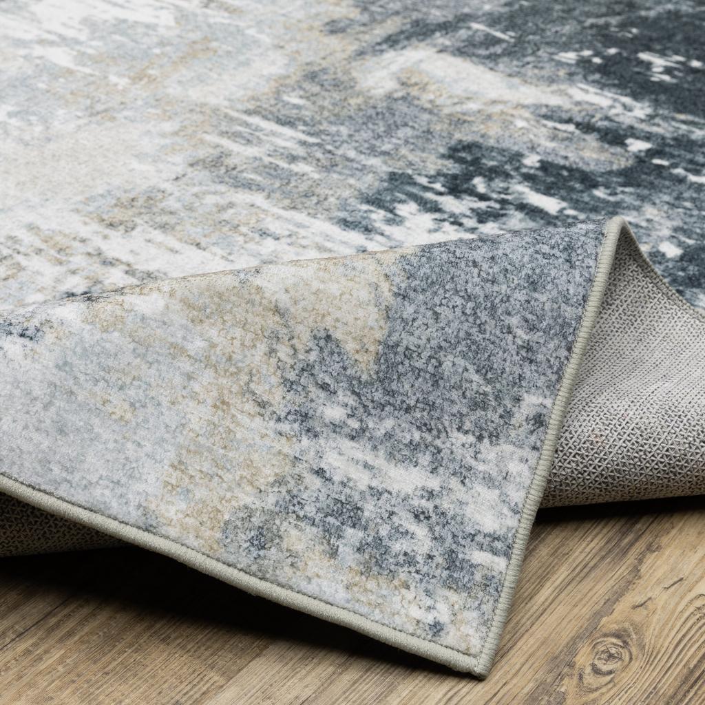 Oriental Weavers Sumter SUM12 Ivory Rectangle Indoor Area Rug Abstract Pattern-