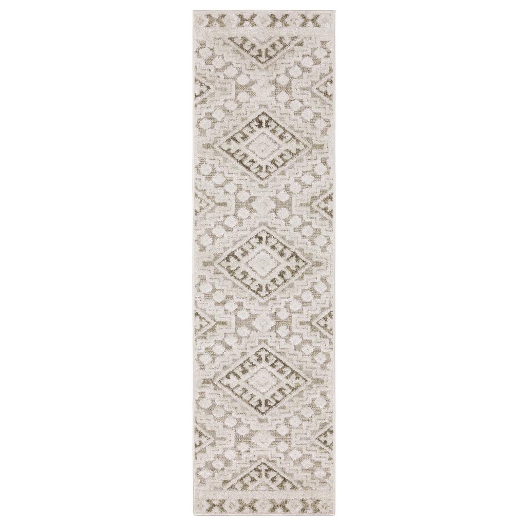 Oriental Weavers Tangier TAN03 Beige Rectangle Indoor Runner Southwest/Lodge Pattern-