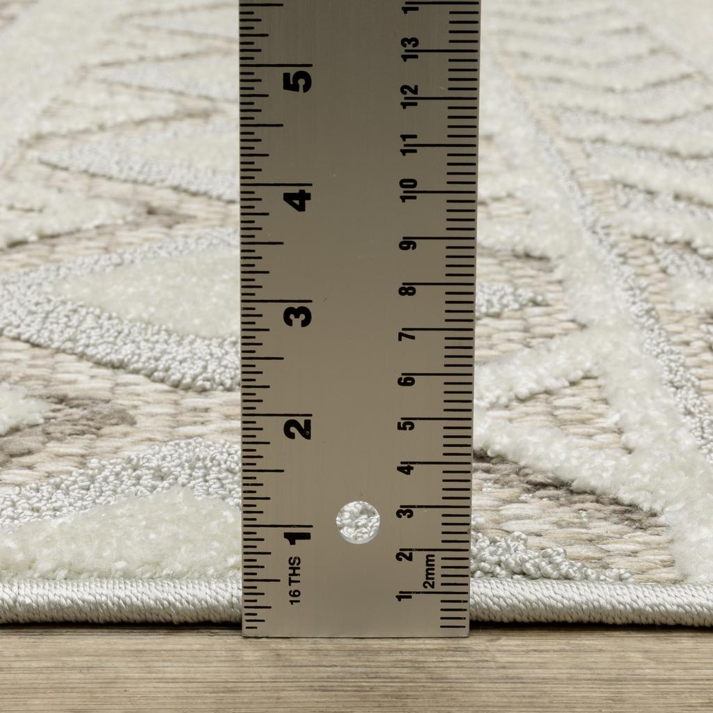 Oriental Weavers Tangier TAN06 Grey Rectangle Indoor Runner Southwest/Lodge Pattern-