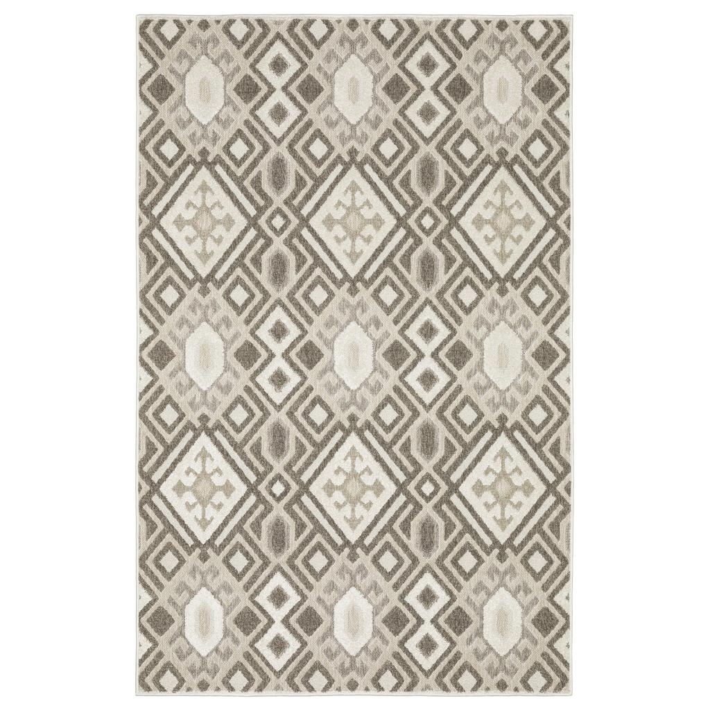 Oriental Weavers Tangier TAN10 Brown Rectangle Indoor Area Rug Southwest/Lodge Pattern-