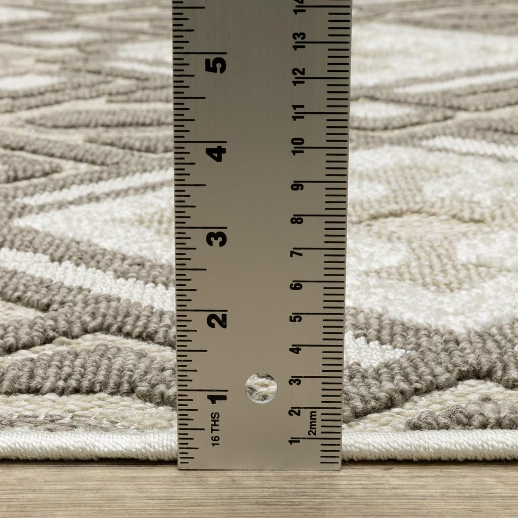 Oriental Weavers Tangier TAN10 Brown Rectangle Indoor Area Rug Southwest/Lodge Pattern-