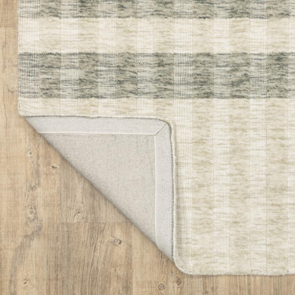 Oriental Weavers Thatcher THA01 Beige Rectangle Indoor Area Rug Striped Pattern-