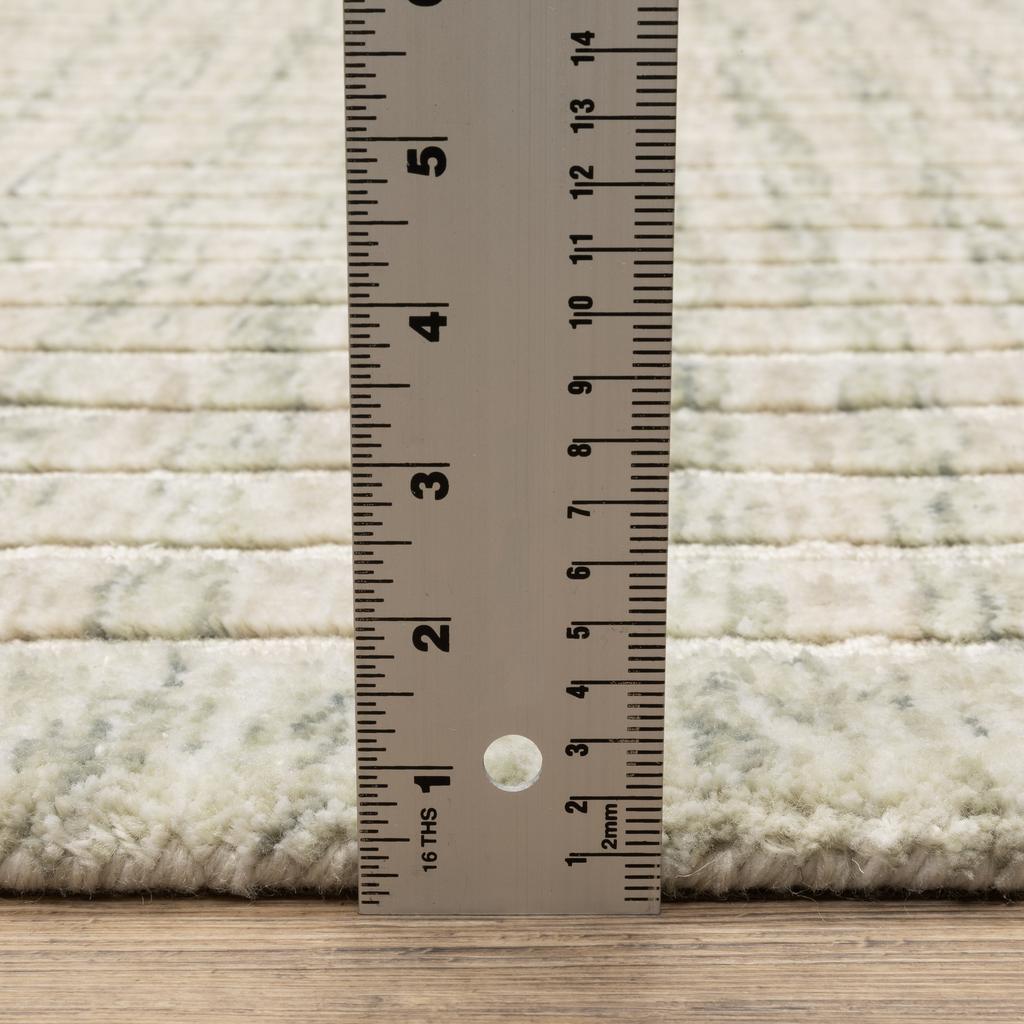 Oriental Weavers Thatcher THA05 Beige Rectangle Indoor Area Rug Striped Pattern-