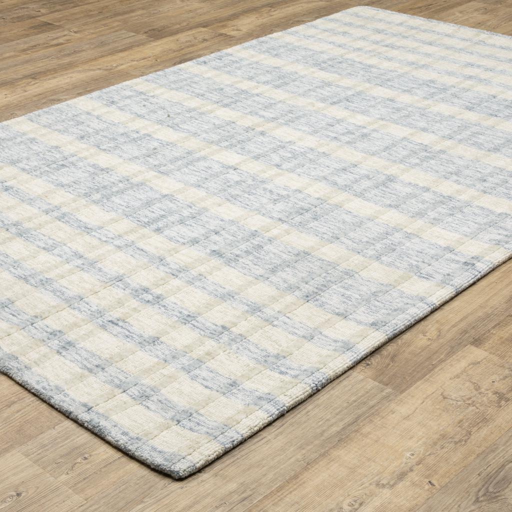 Oriental Weavers Thatcher THA06 Beige Rectangle Indoor Area Rug Striped Pattern-