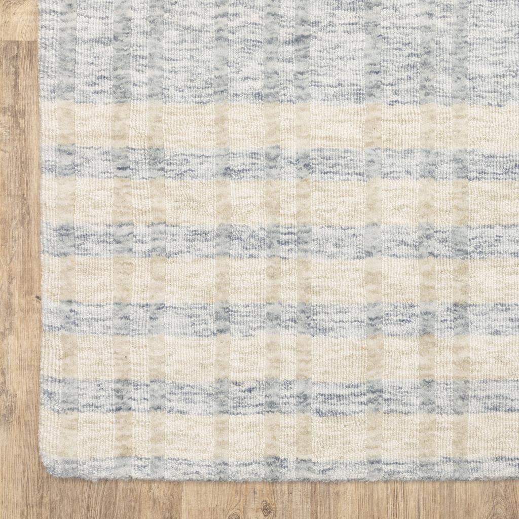 Oriental Weavers Thatcher THA06 Beige Rectangle Indoor Runner Striped Pattern-