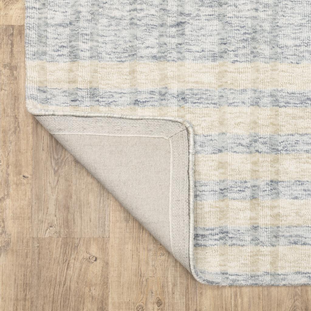 Oriental Weavers Thatcher THA06 Beige Rectangle Indoor Area Rug Striped Pattern-