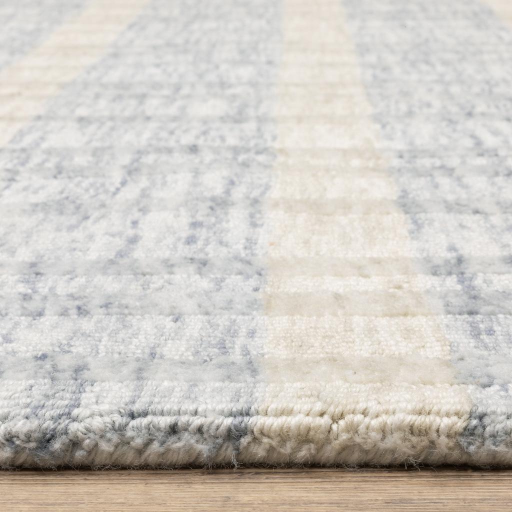 Oriental Weavers Thatcher THA06 Beige Rectangle Indoor Runner Striped Pattern-