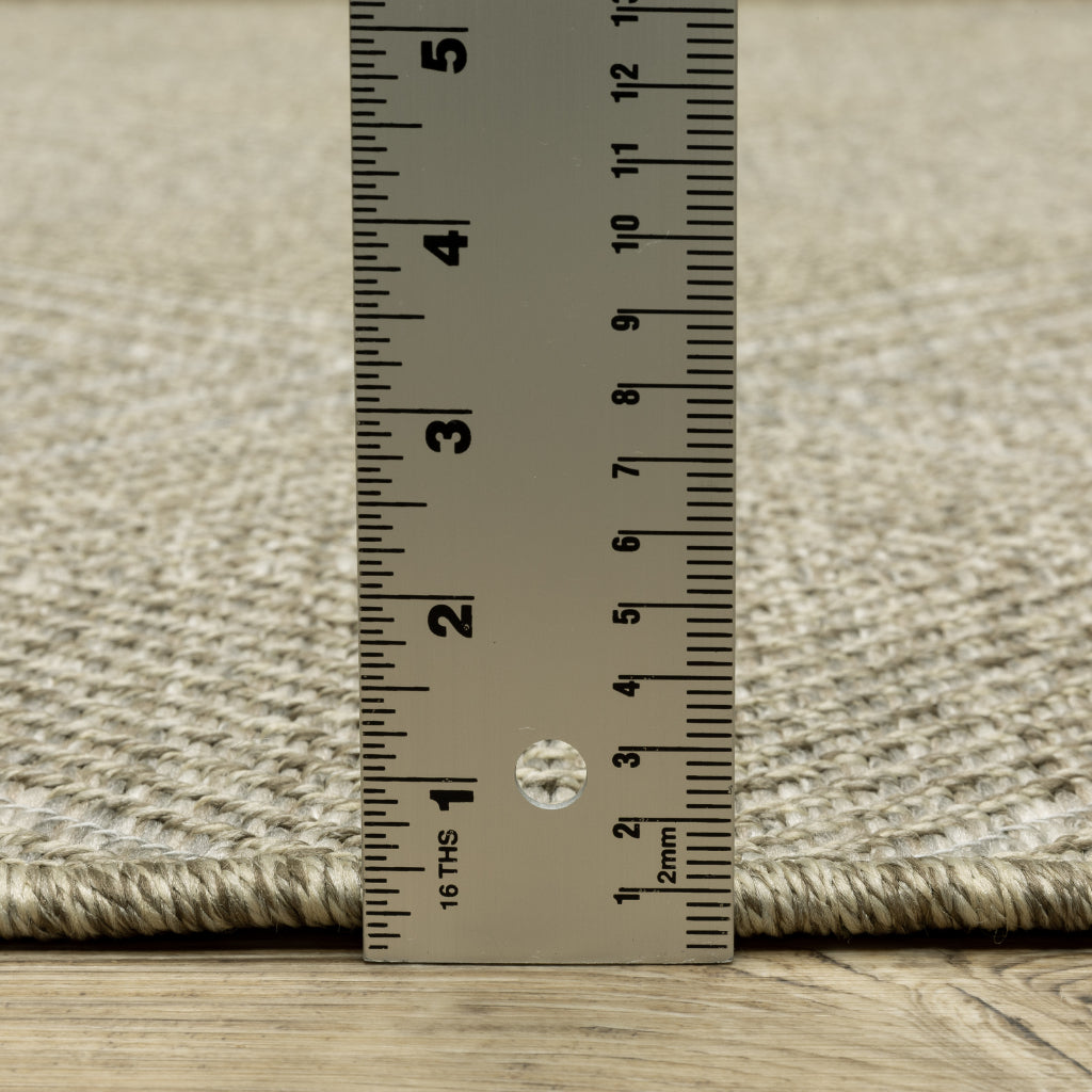 Oriental Weavers Tortuga TR05A Beige Rectangle Indoor Area Rug - Casual Stain Resistant Rug with Geometric Design