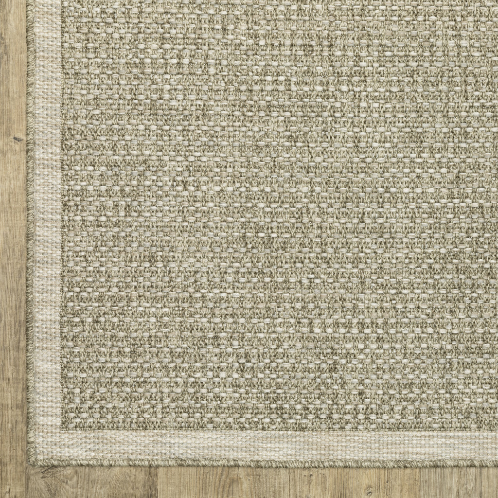 Oriental Weavers Tortuga TR11A Tan Rectangle Indoor Runner - Casual Stain Resistant Rug with Geometric Design