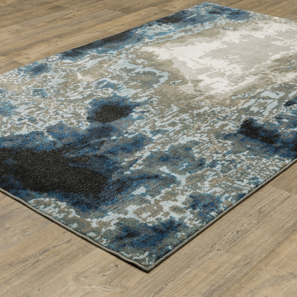 Oriental Weavers Venice 4151Z Multicolor Rectangle Indoor Area Rug - Stain Resistant Low Pile Rug with Abstract Design