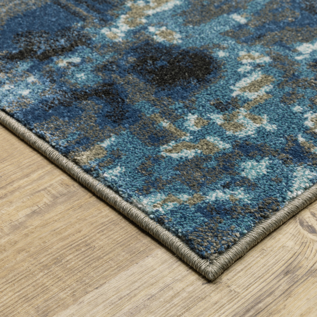 Oriental Weavers Venice 4151Z Multicolor Rectangle Indoor Runner - Stain Resistant Low Pile Rug with Abstract Design-