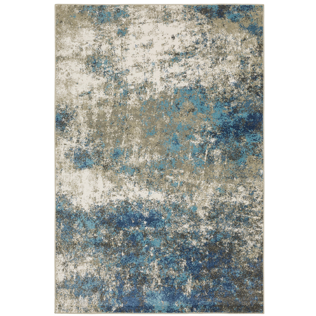 Oriental Weavers Venice 4332U Multicolor Rectangle Indoor Area Rug - Stain Resistant Low Pile Rug with Abstract Design