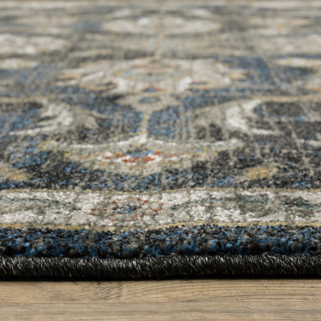 Oriental Weavers Venice 4333B Multicolor Rectangle Indoor Runner - Stain Resistant Traditional Low Pile Rug