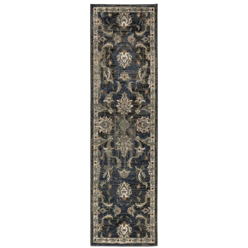 Oriental Weavers Venice 4333B Multicolor Rectangle Indoor Runner - Stain Resistant Traditional Low Pile Rug