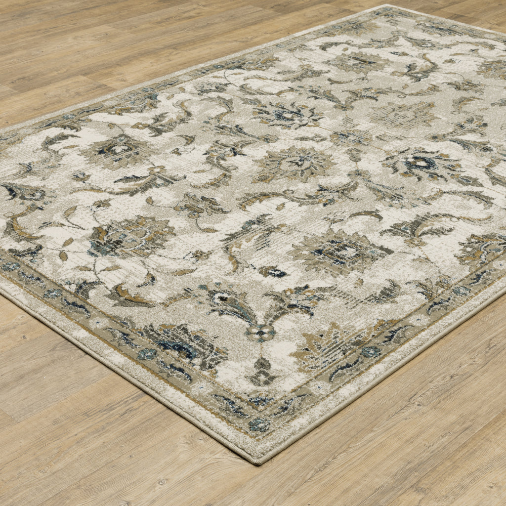 Oriental Weavers Venice 4333V Multicolor Rectangle Indoor Area Rug - Stain Resistant Traditional Low Pile Rug