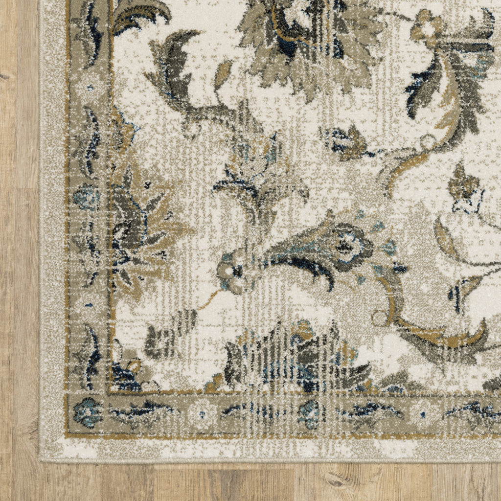 Oriental Weavers Venice 4333V Multicolor Rectangle Indoor Runner - Stain Resistant Traditional Low Pile Rug