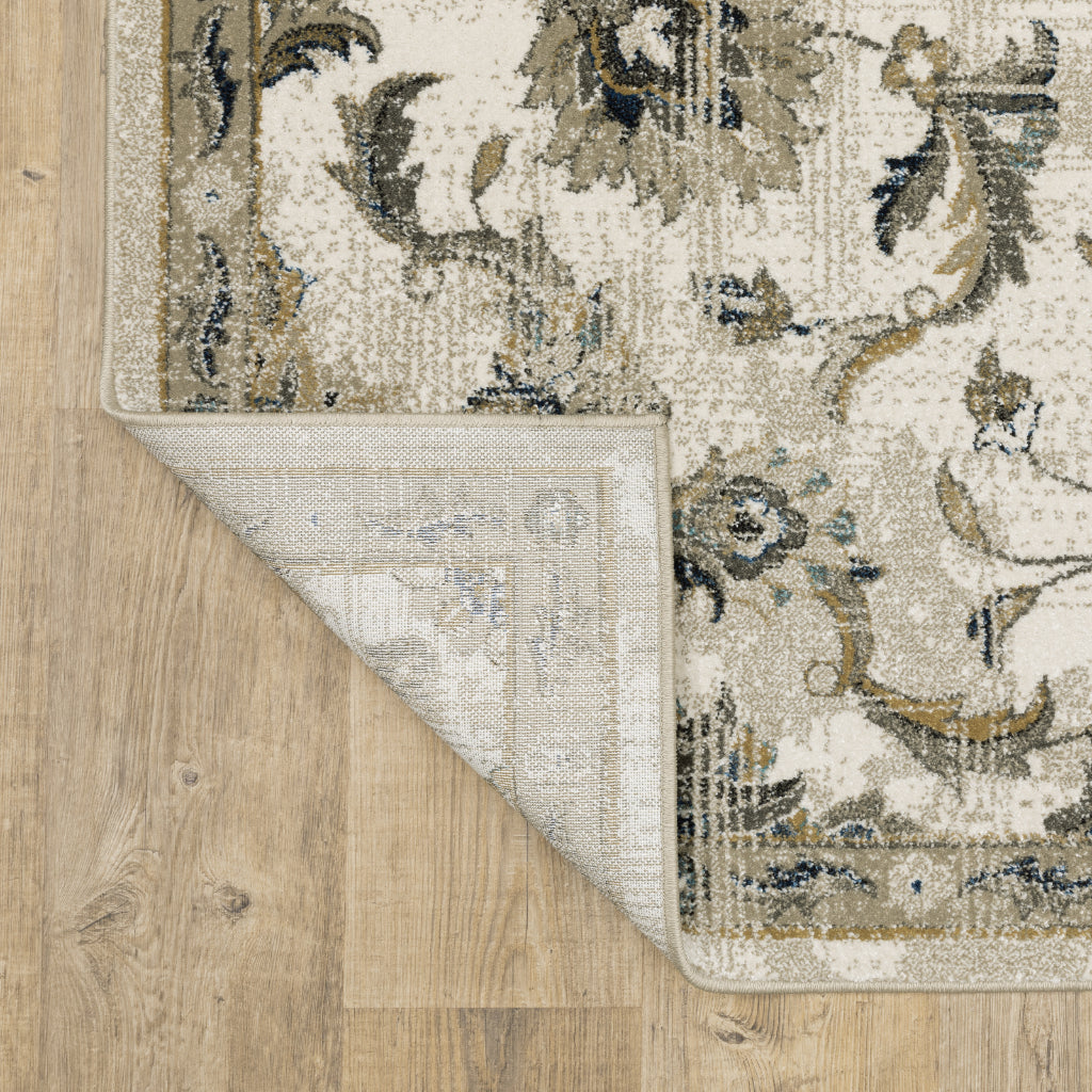 Oriental Weavers Venice 4333V Multicolor Rectangle Indoor Runner - Stain Resistant Traditional Low Pile Rug
