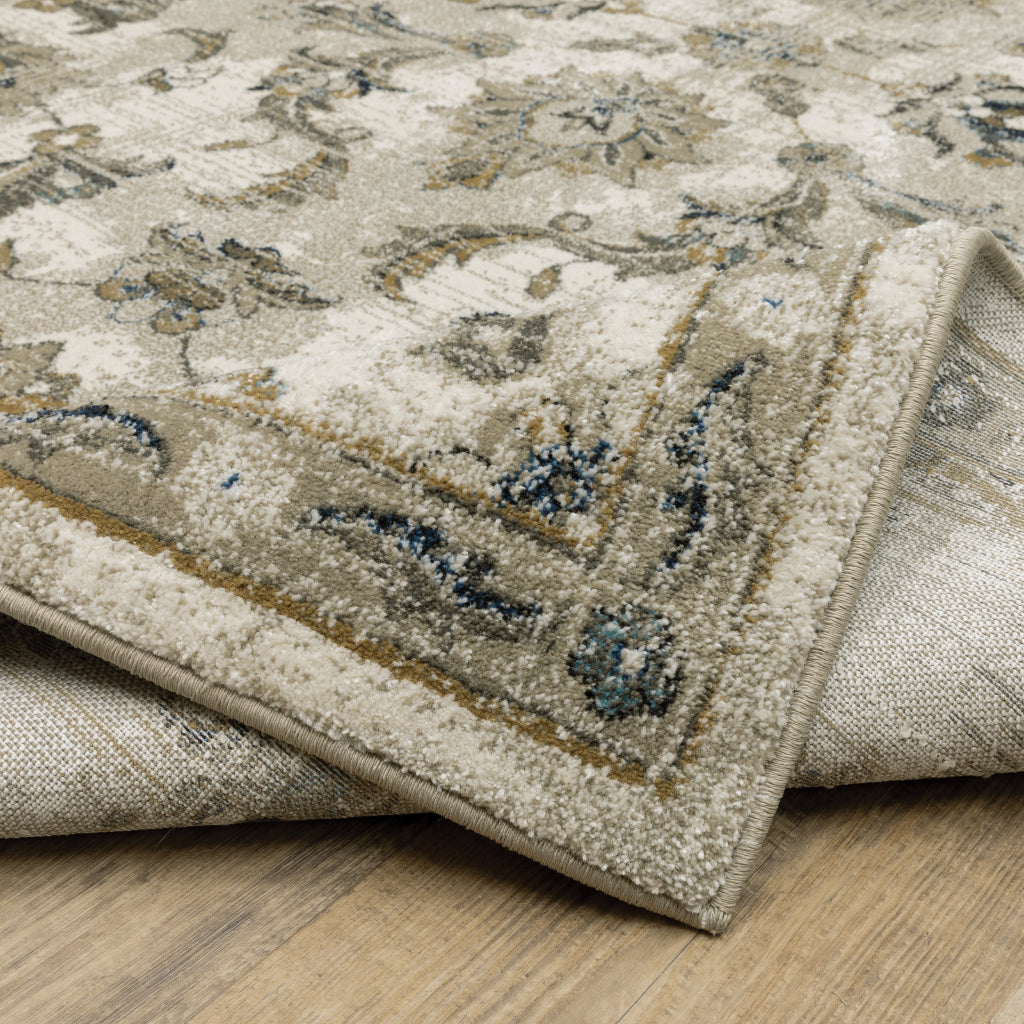 Oriental Weavers Venice 4333V Multicolor Rectangle Indoor Runner - Stain Resistant Traditional Low Pile Rug