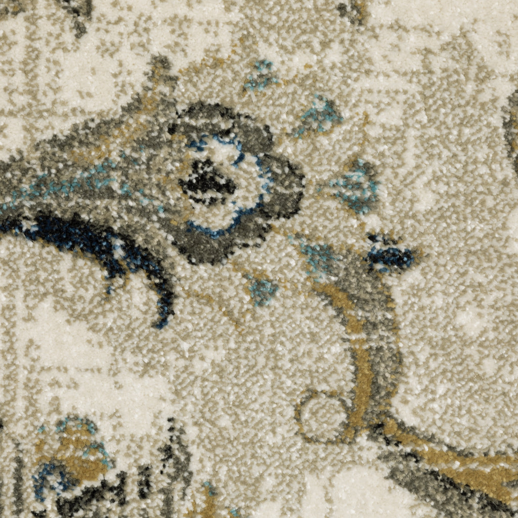 Oriental Weavers Venice 4333V Multicolor Rectangle Indoor Runner - Stain Resistant Traditional Low Pile Rug