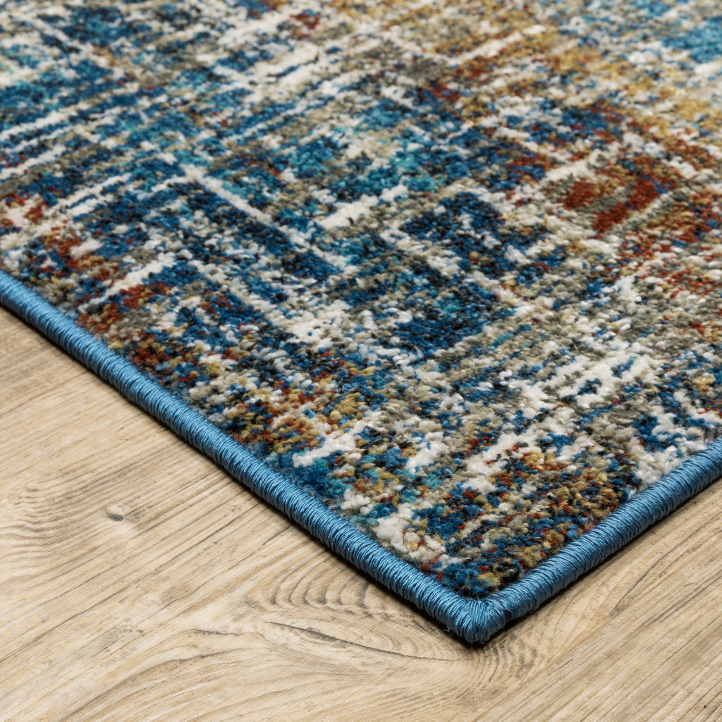 Oriental Weavers Venice 5573X Multicolor Rectangle Indoor Area Rug - Stain Resistant Low Pile Rug with Abstract Design