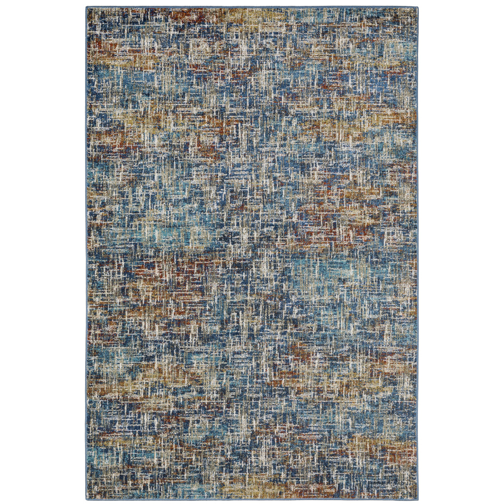 Oriental Weavers Venice 5573X Multicolor Rectangle Indoor Area Rug - Stain Resistant Low Pile Rug with Abstract Design-