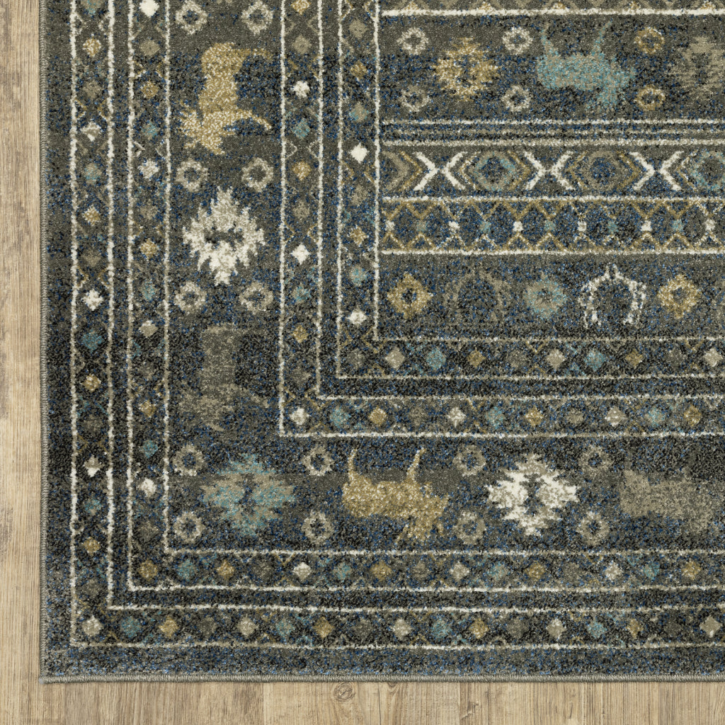 Oriental Weavers Venice 095E8 Multicolor Rectangle Indoor Runner - Stain Resistant Traditional Low Pile Rug-