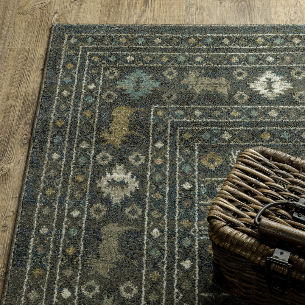 Oriental Weavers Venice 095E8 Multicolor Rectangle Indoor Runner - Stain Resistant Traditional Low Pile Rug-