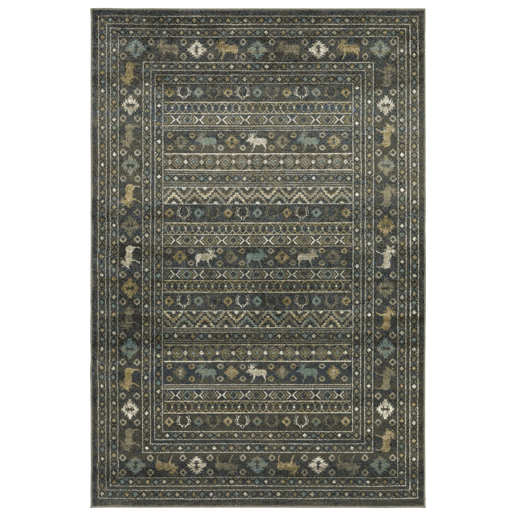 Oriental Weavers Venice 095E8 Multicolor Rectangle Indoor Area Rug - Stain Resistant Traditional Low Pile Rug-