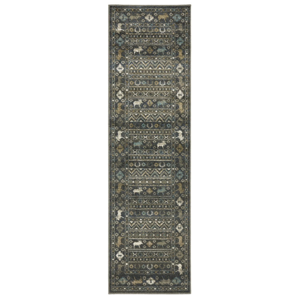 Oriental Weavers Venice 095E8 Multicolor Rectangle Indoor Runner - Stain Resistant Traditional Low Pile Rug-
