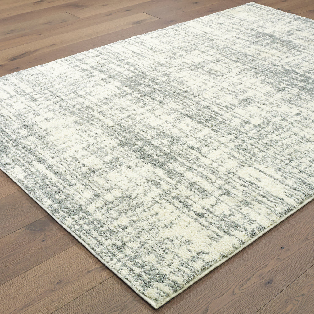 Oriental Weavers Verona 1803H Gray Rectangle Indoor Area Rug - Luxurious Stain Resistant Shag Pile Rug with Abstract Design