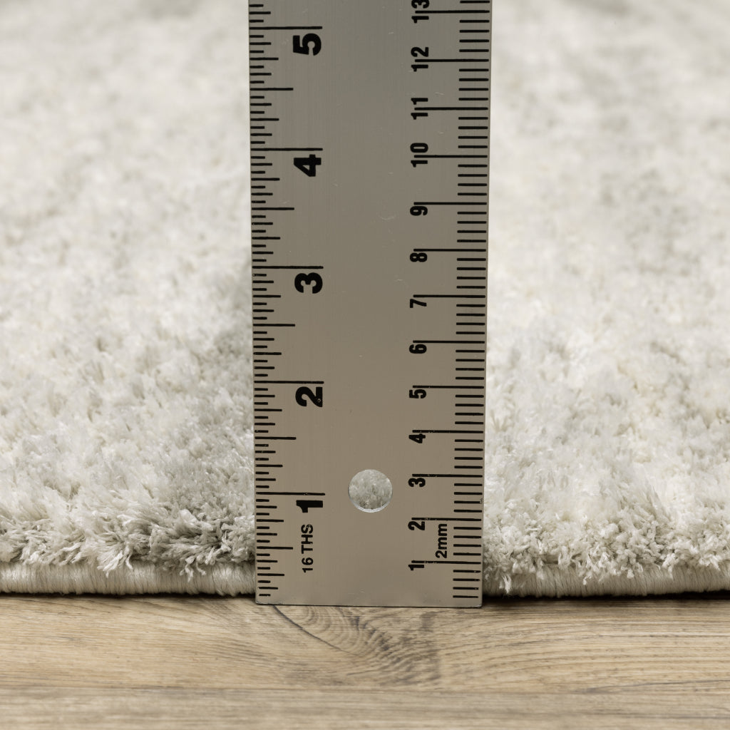 Oriental Weavers Verona 5605H Gray Rectangle Indoor Runner - Luxurious Stain Resistant Shag Pile Rug with Striped Design