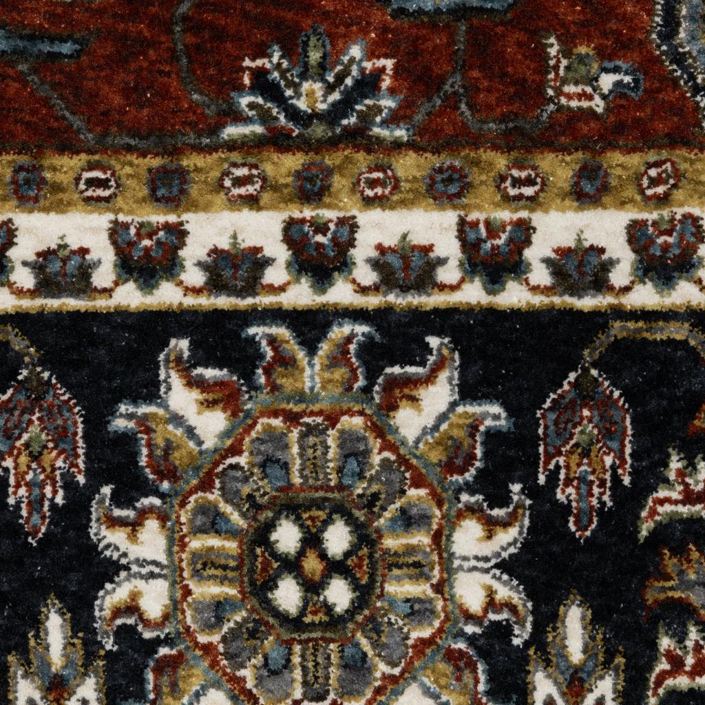 Oriental Weavers Vivian VI05X Red Rectangle Indoor Runner Oriental Pattern-