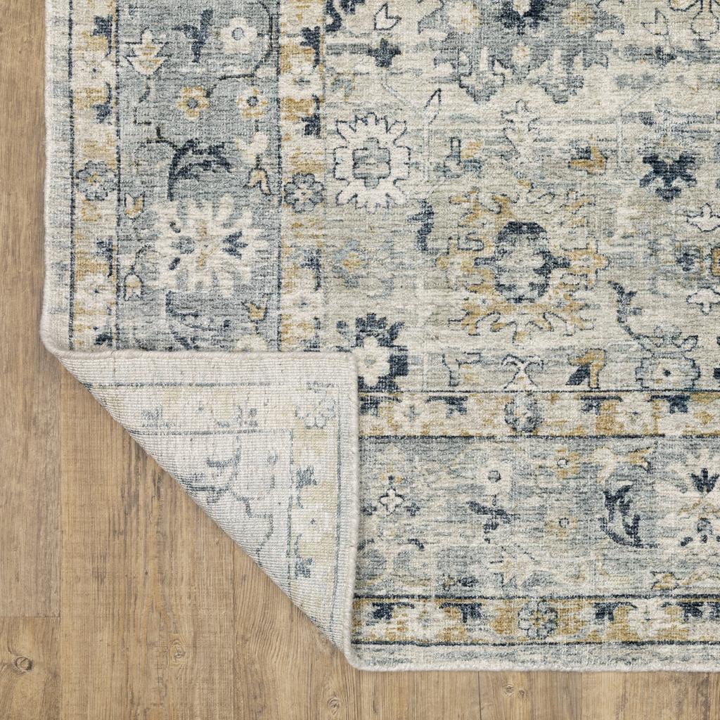 Oriental Weavers Windham WIN01 Grey Rectangle Indoor Runner Oriental Pattern-