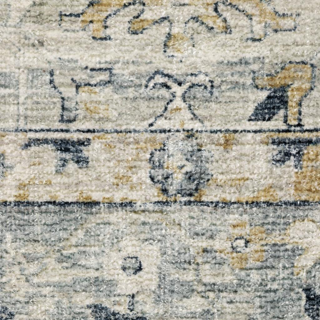 Oriental Weavers Windham WIN01 Grey Rectangle Indoor Area Rug Oriental Pattern-