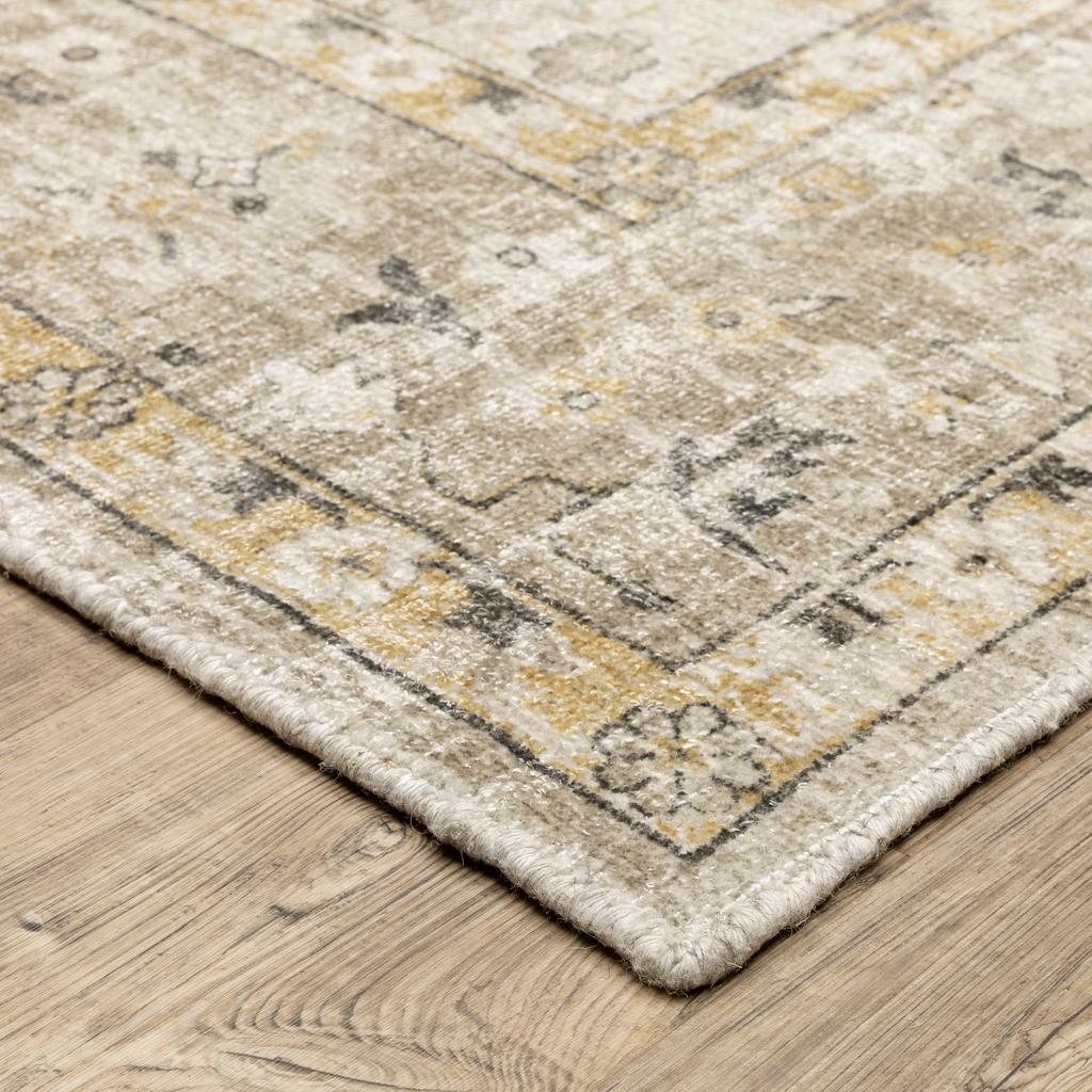 Oriental Weavers Windham WIN02 Beige Rectangle Indoor Area Rug Oriental Pattern-