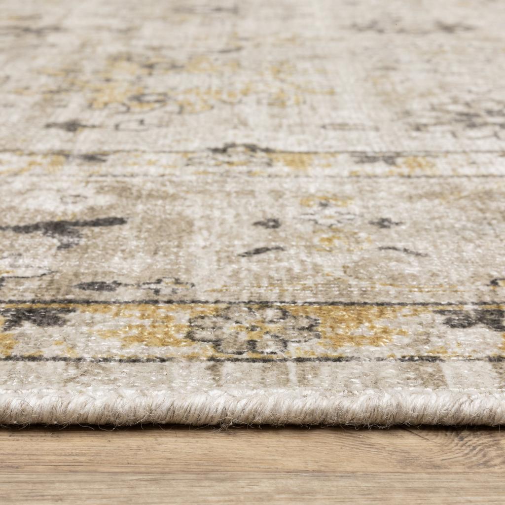 Oriental Weavers Windham WIN02 Beige Rectangle Indoor Area Rug Oriental Pattern-