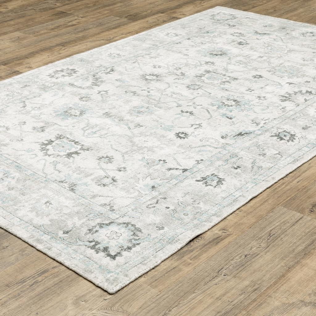 Oriental Weavers Windham WIN04 Ivory Rectangle Indoor Area Rug Oriental Pattern-