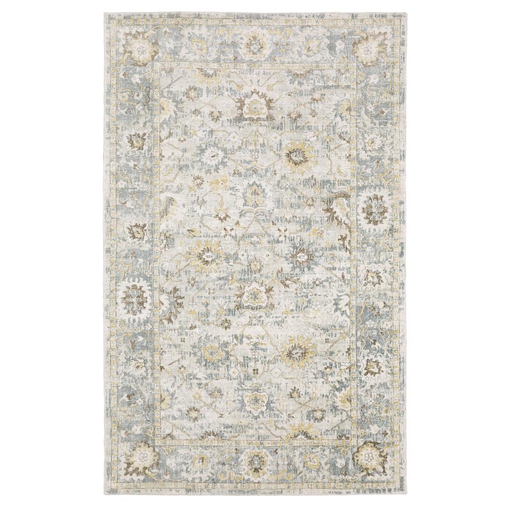 Oriental Weavers Windham WIN06 Ivory Rectangle Indoor Area Rug Oriental Pattern-