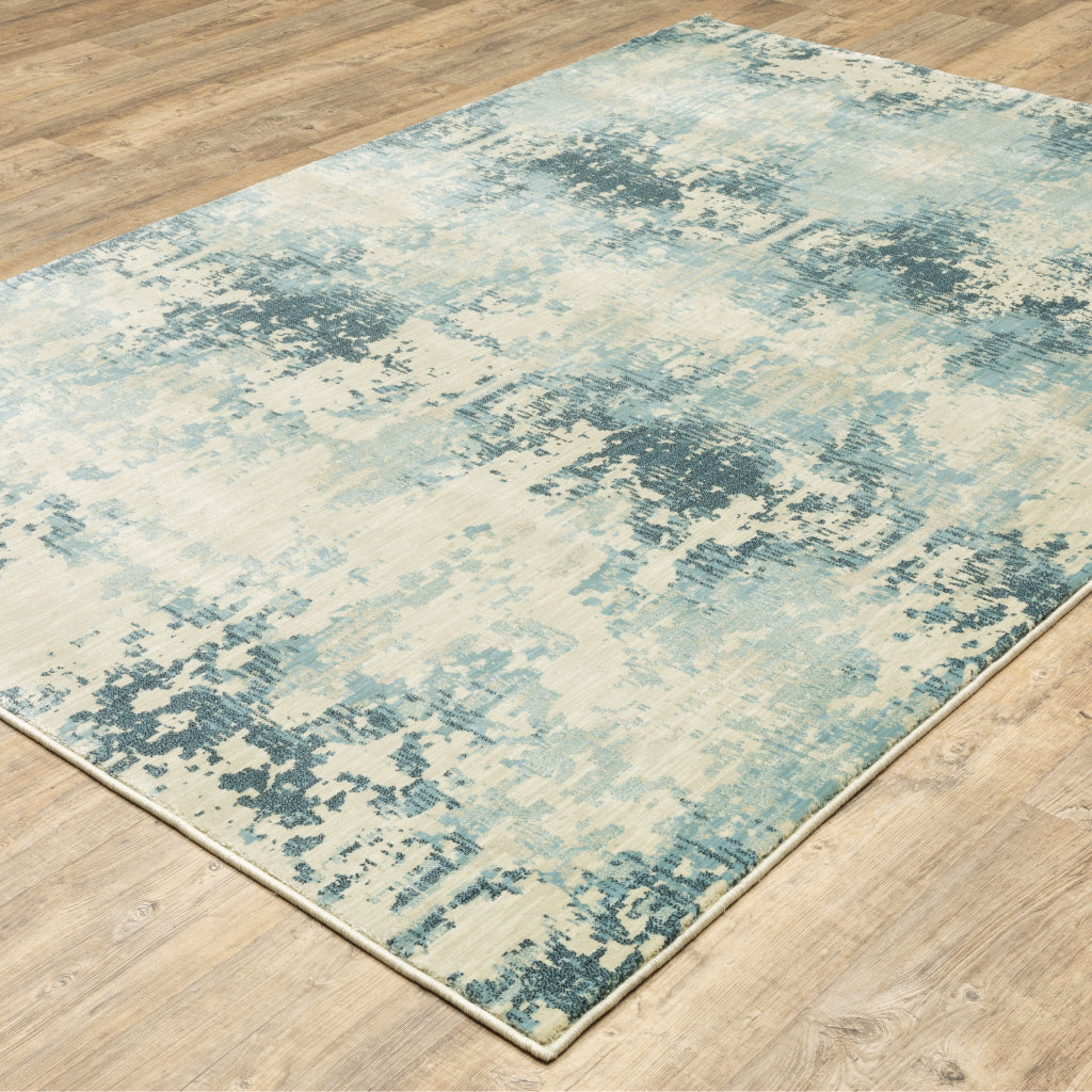 Oriental Weavers Xanadu 8020H Two-Color Rectangle Indoor Area Rug - Stain Resistant Low Pile Rug with Abstract Design-