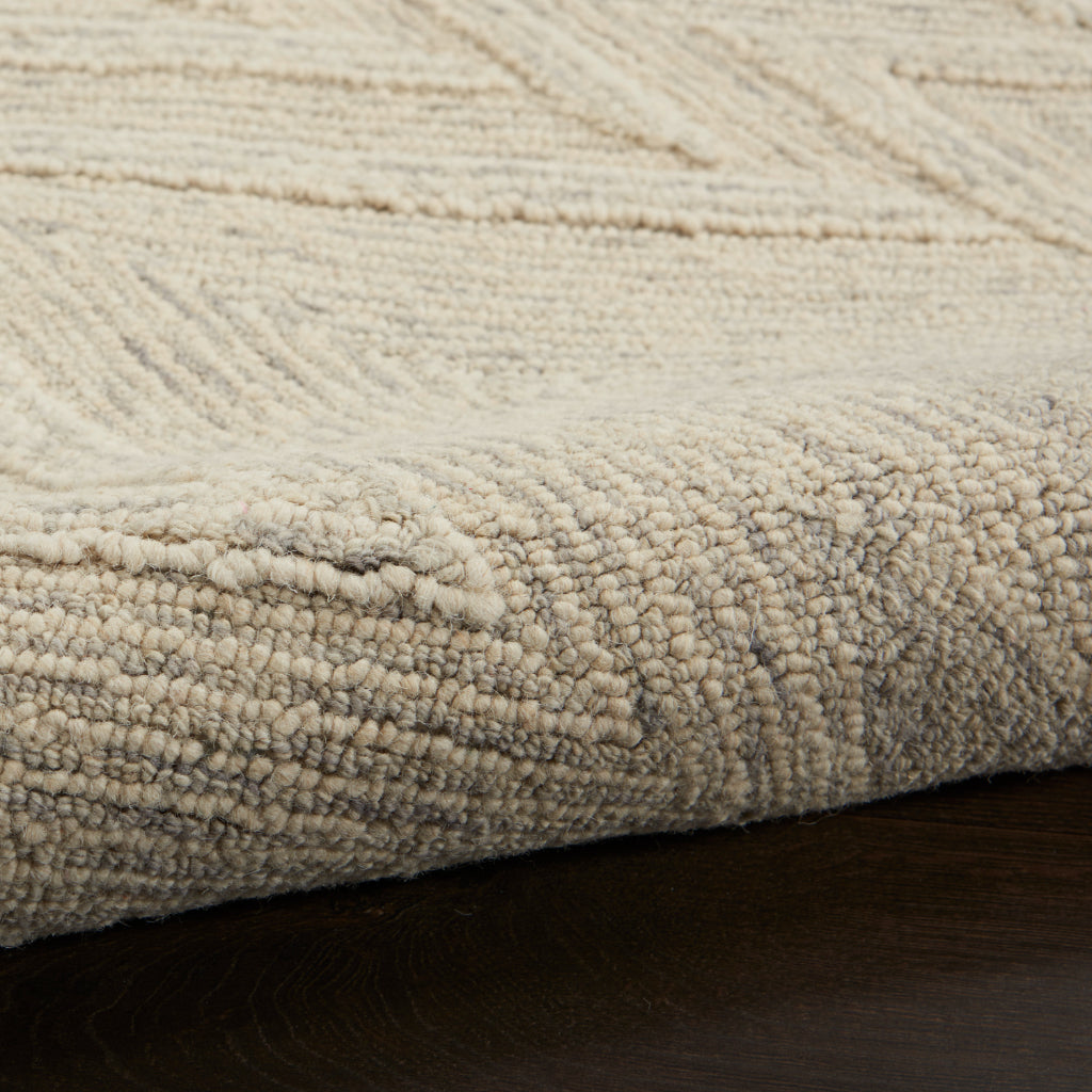 Nourison Home Linked LNK04 Beige Indoor Runner - Exquisite Contemporary Runner Made of 100% Wool